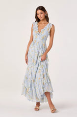Light blue floral