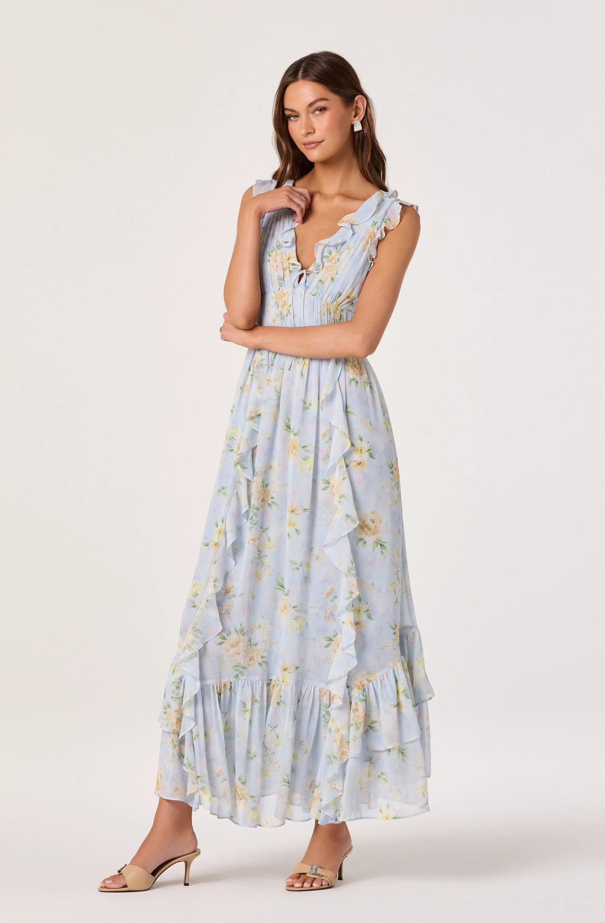 Light blue floral