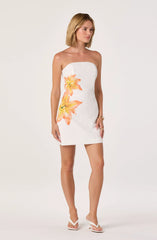Ivory orange floral
