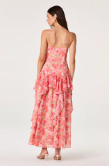 Bright pink floral