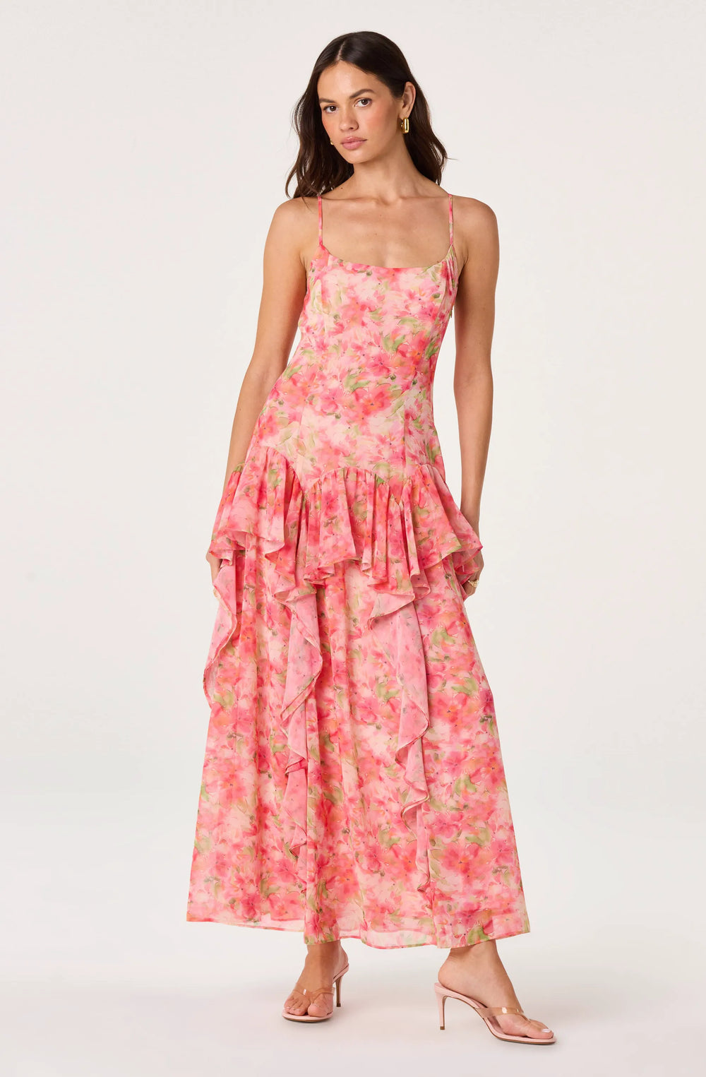Bright pink floral