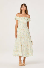 Pale yellow floral