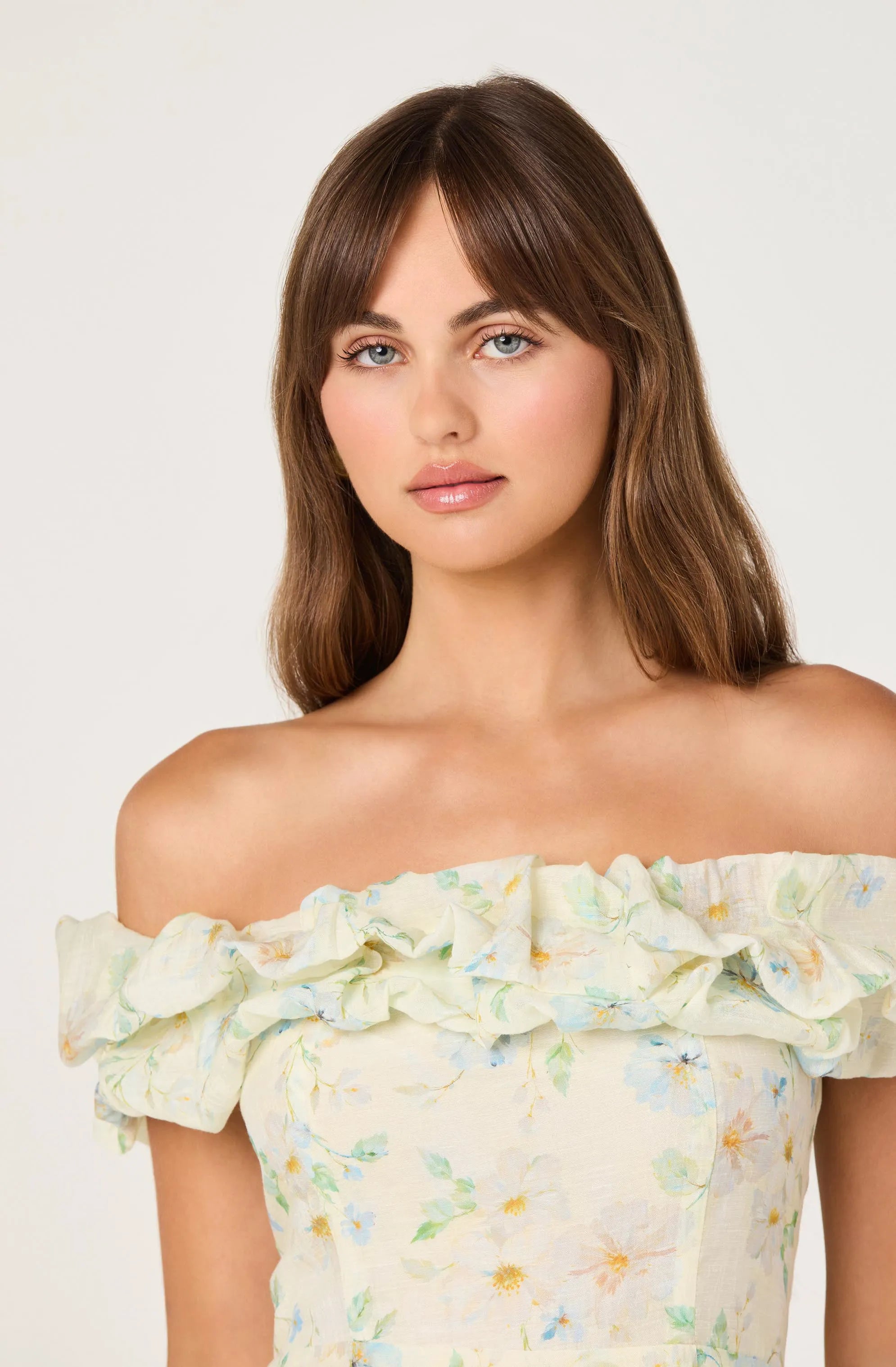 Pale yellow floral