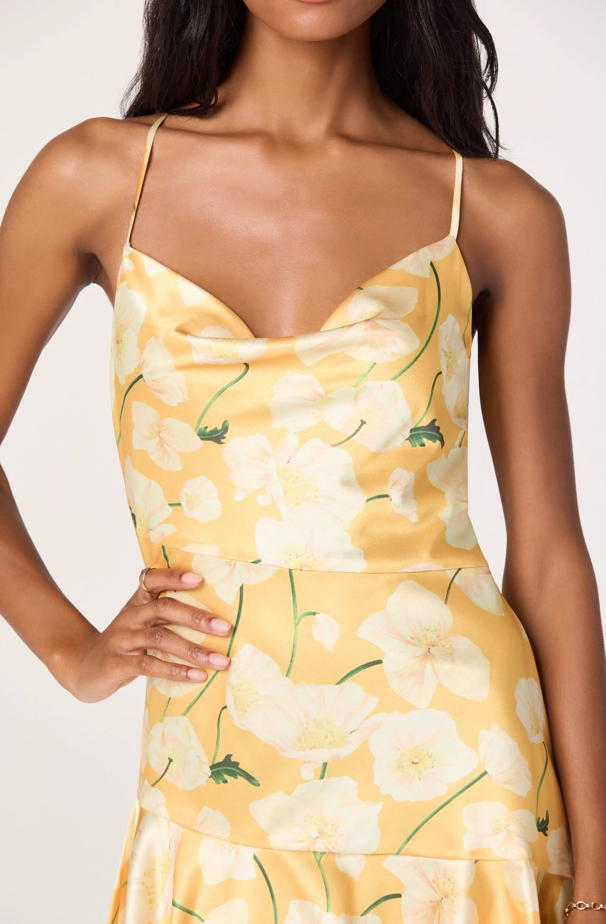 Tangerine floral