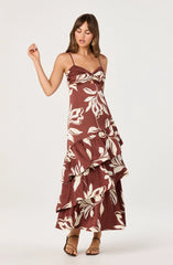 Brown floral
