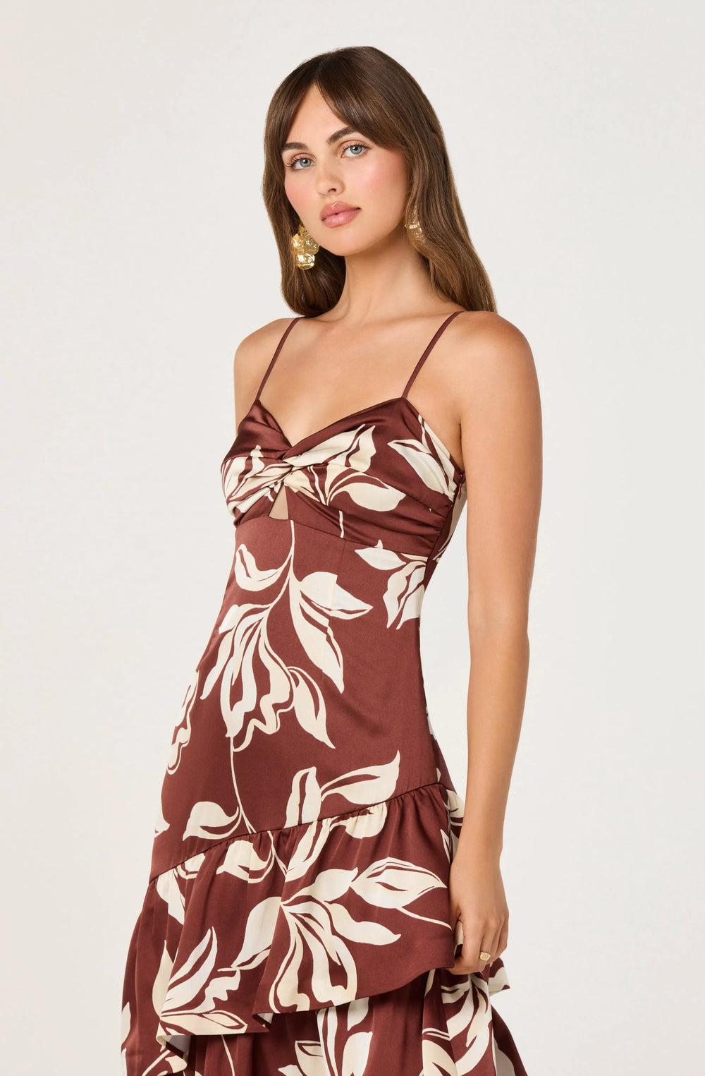 Brown floral