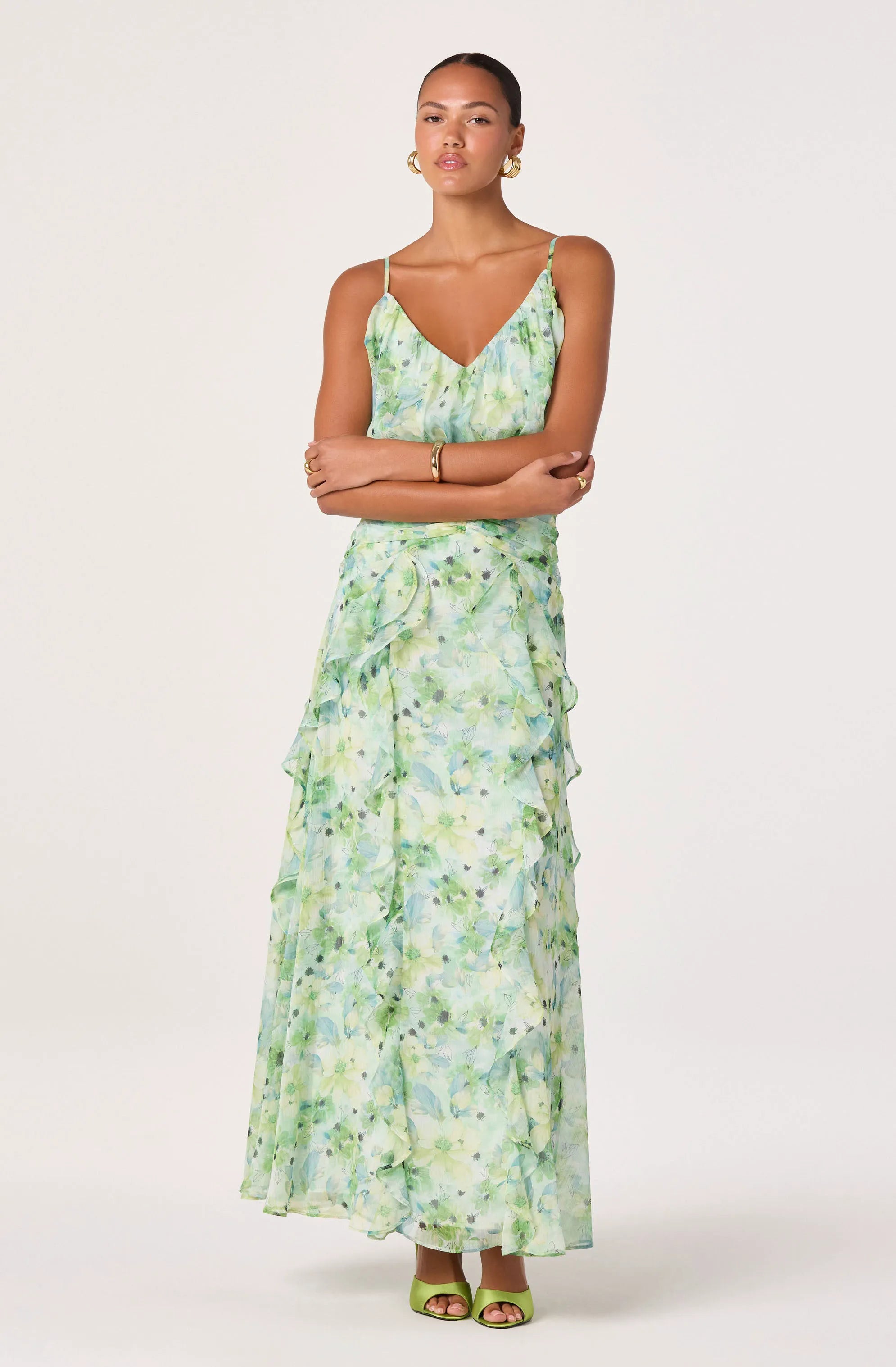 Green floral