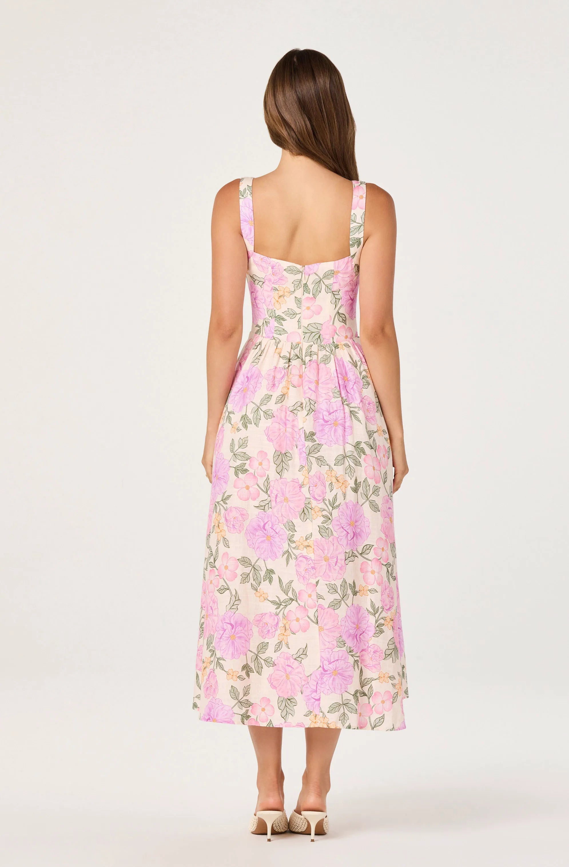 Pink lilac floral