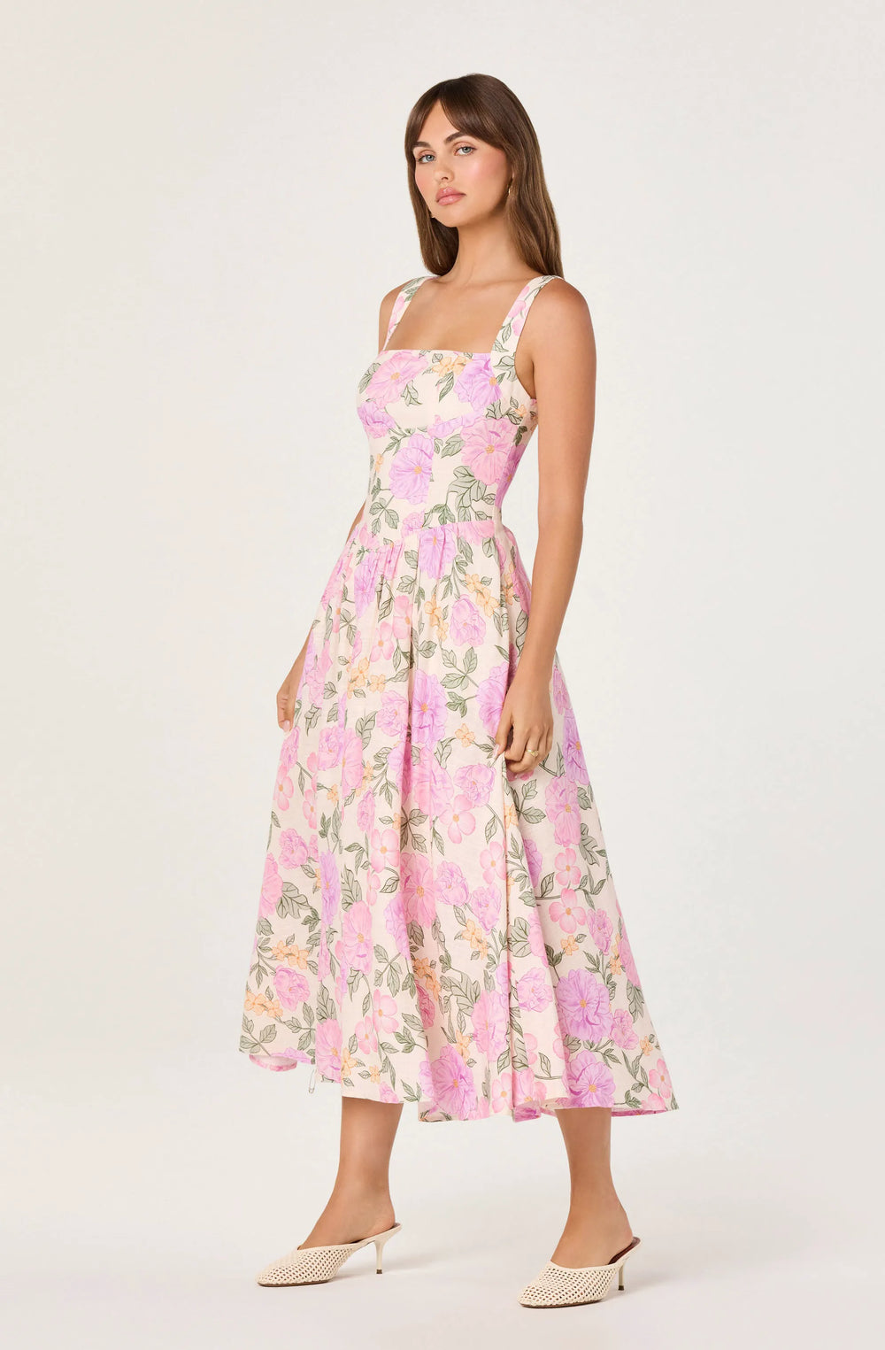 Pink lilac floral