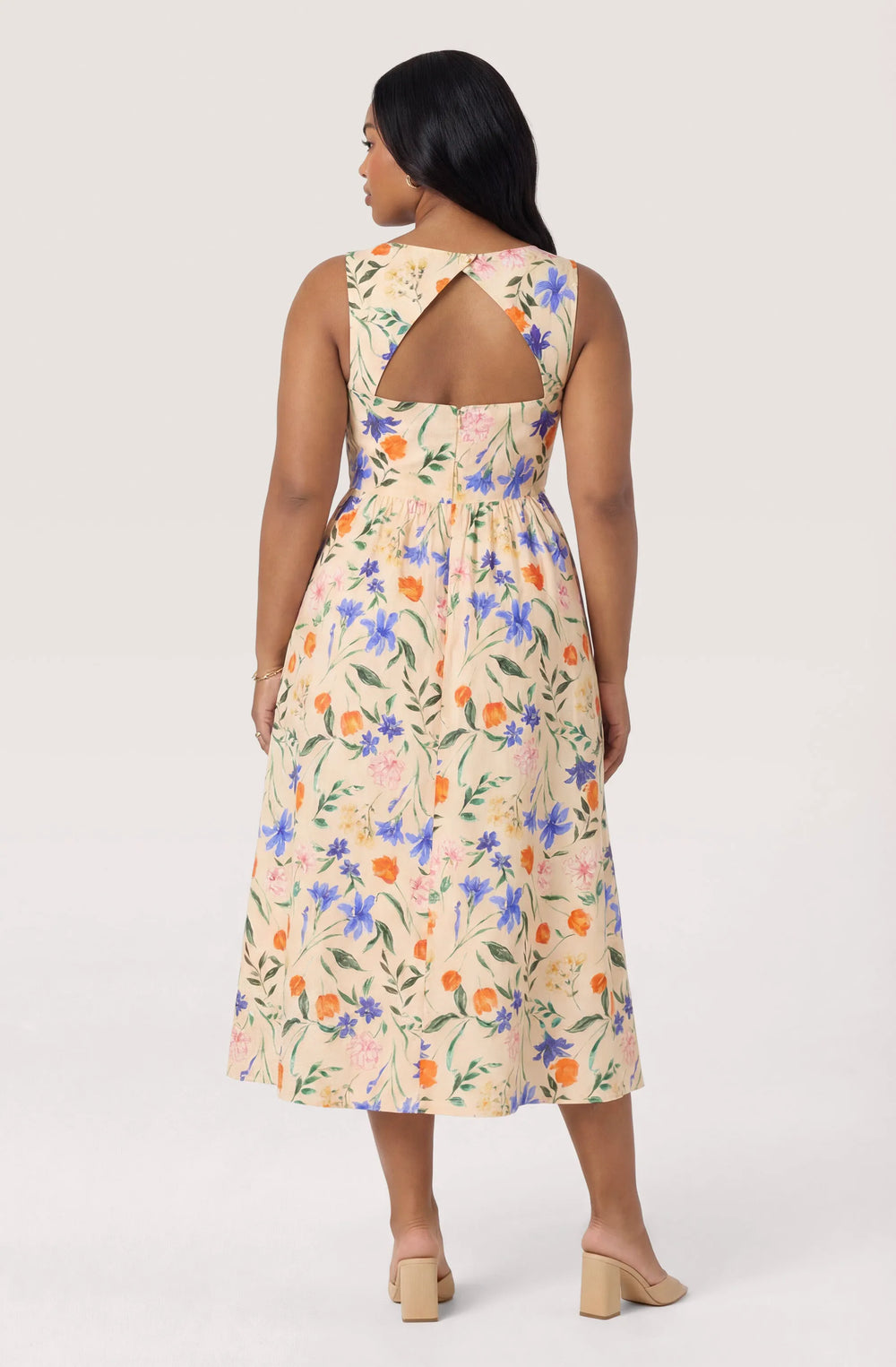 Plus Size - Bright bloom floral