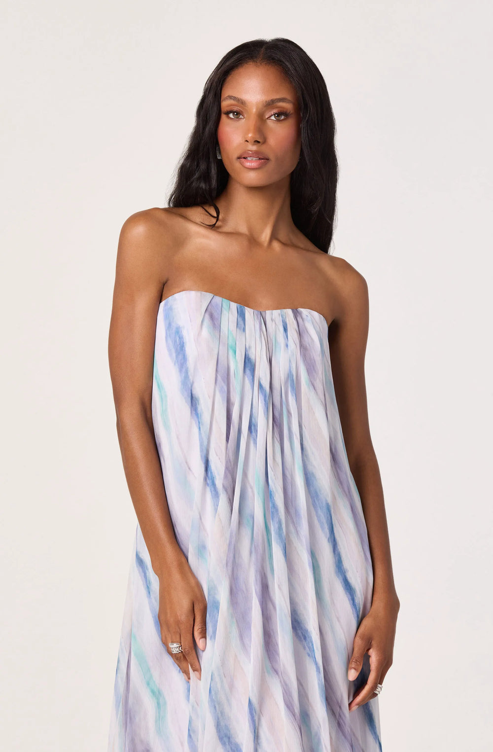 Blue lilac stripe