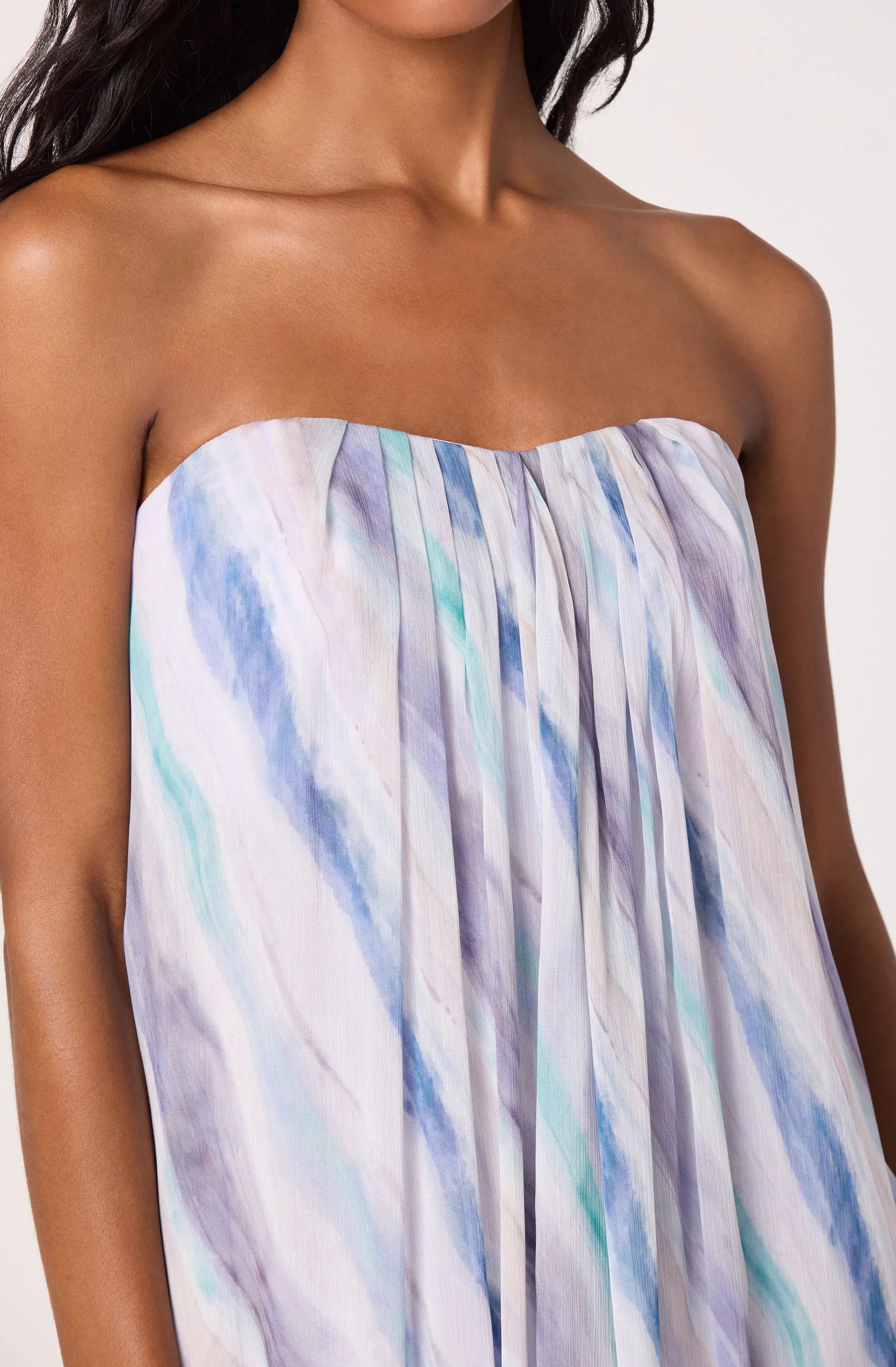Blue lilac stripe