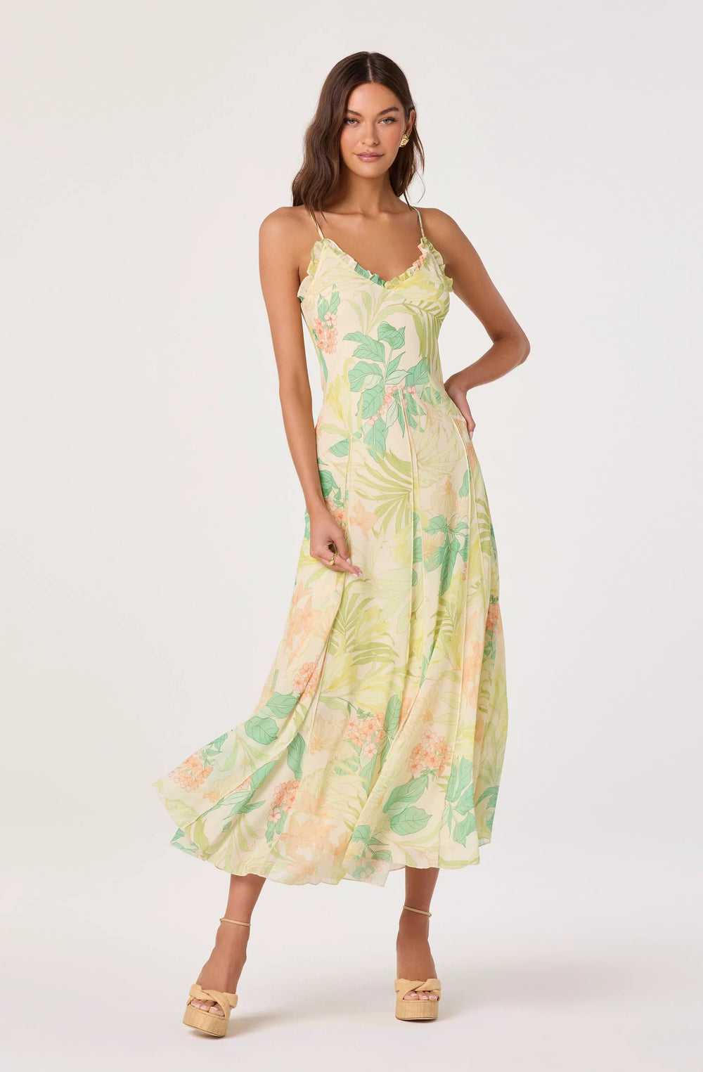 Green peach tropical