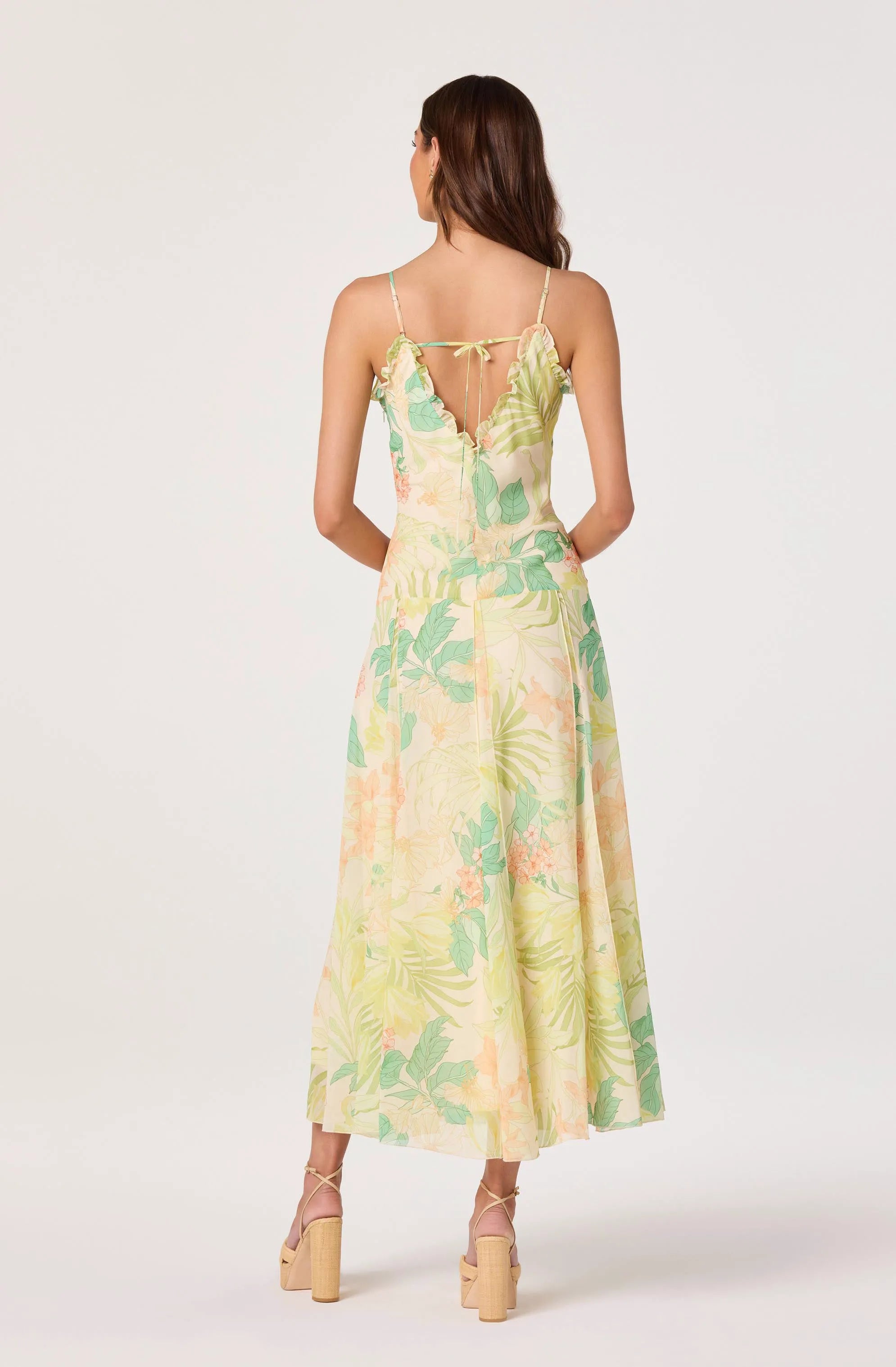 Green peach tropical
