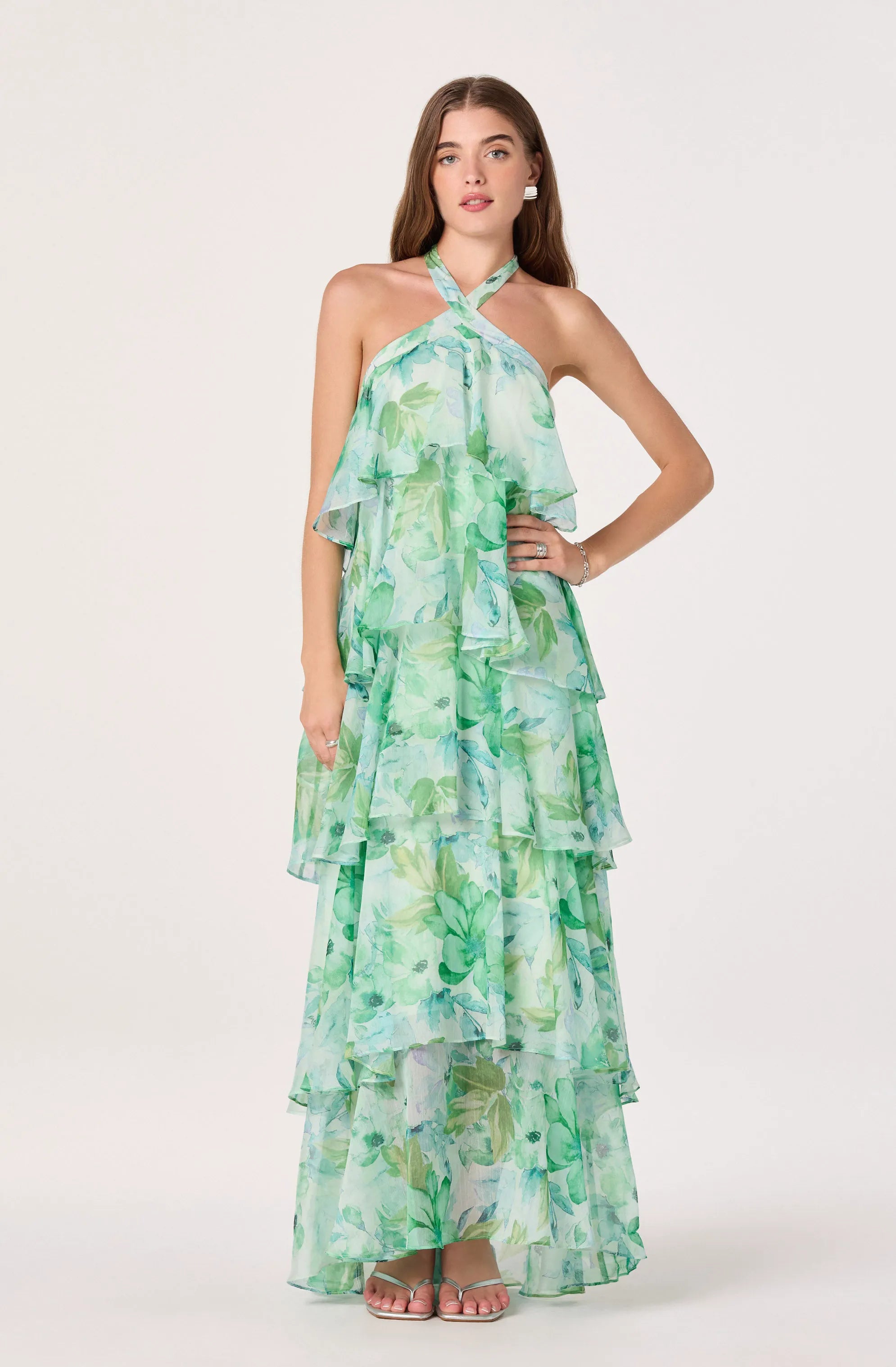 Green floral