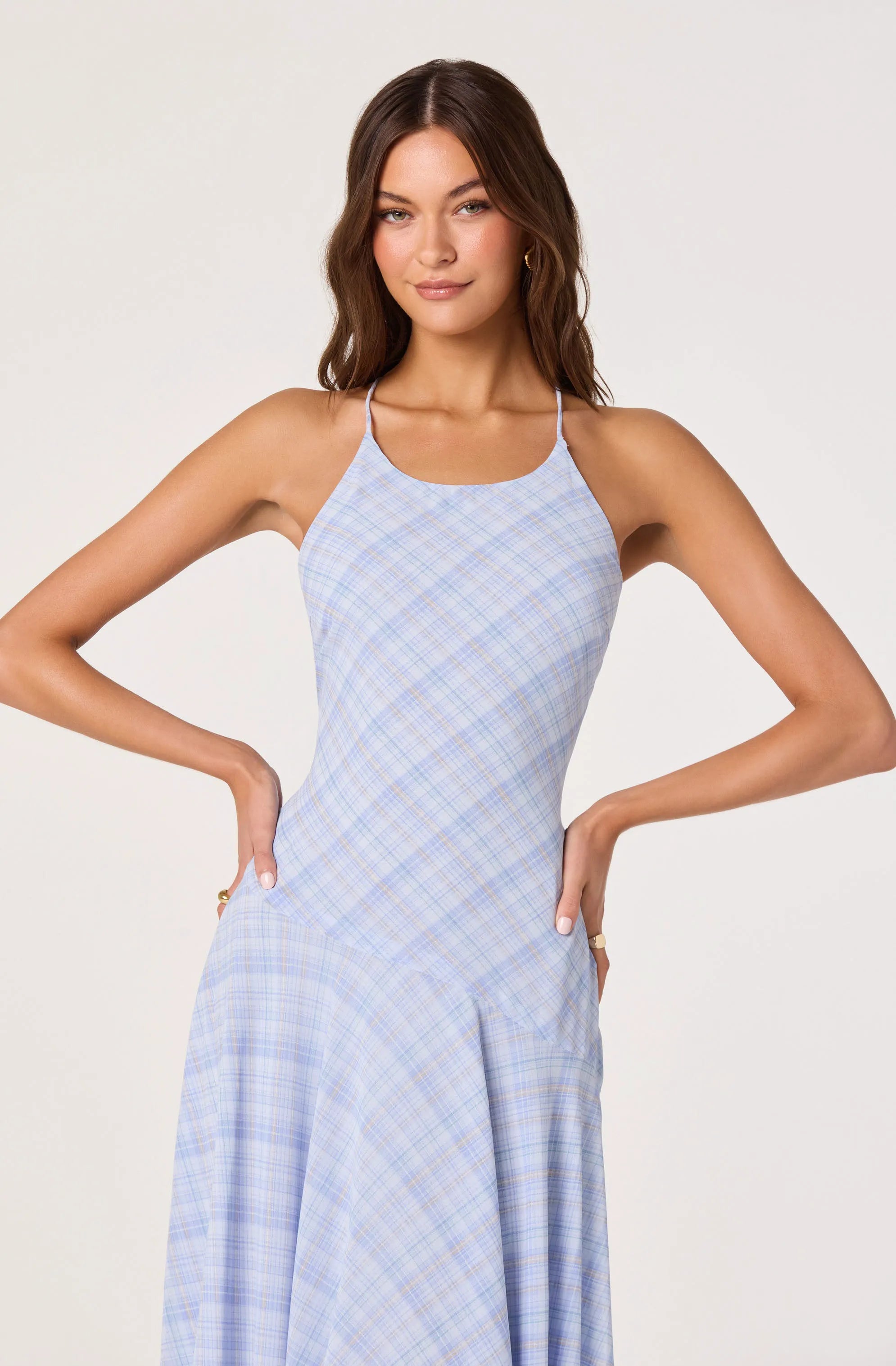 Blue plaid