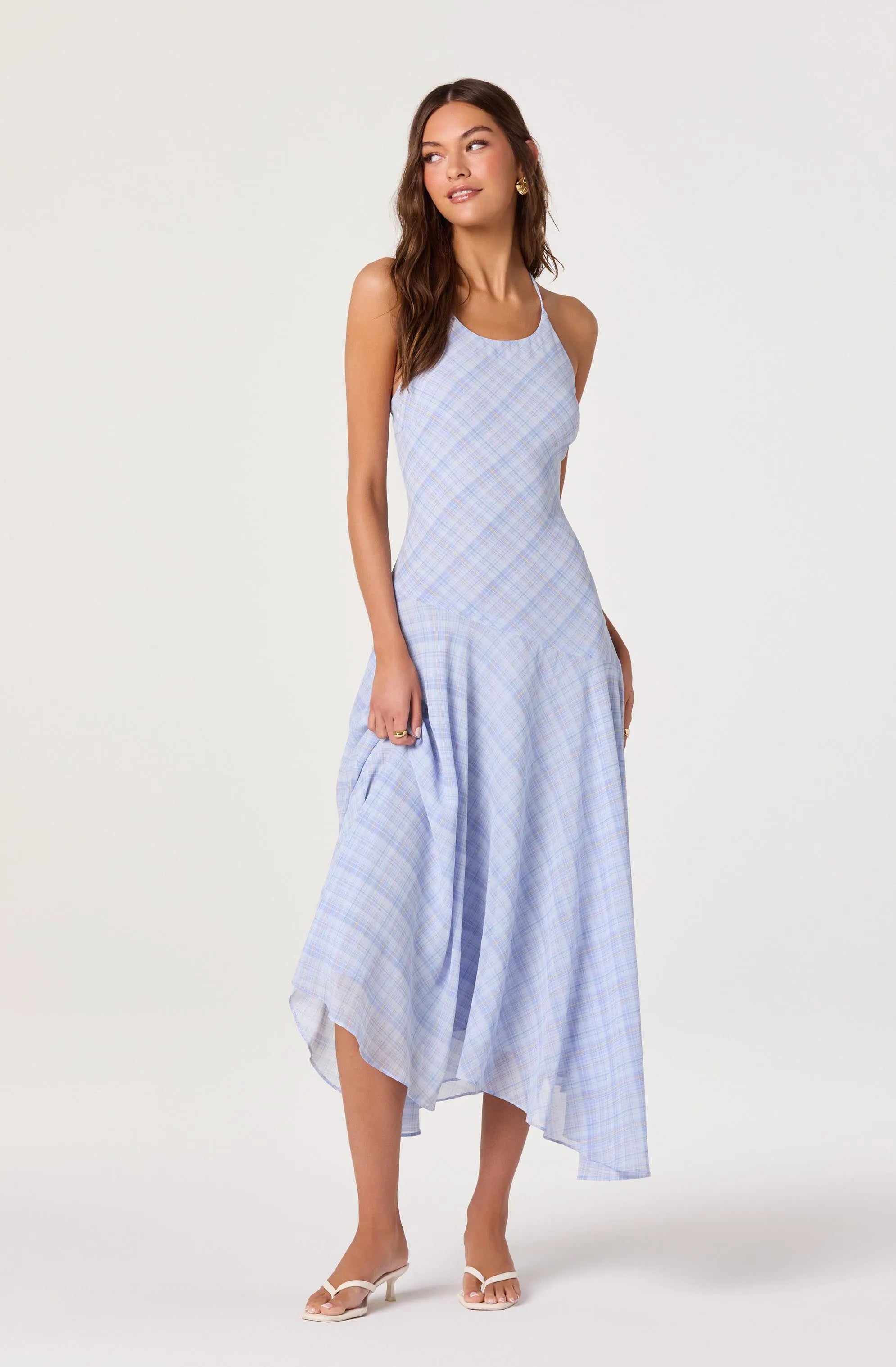 Blue plaid