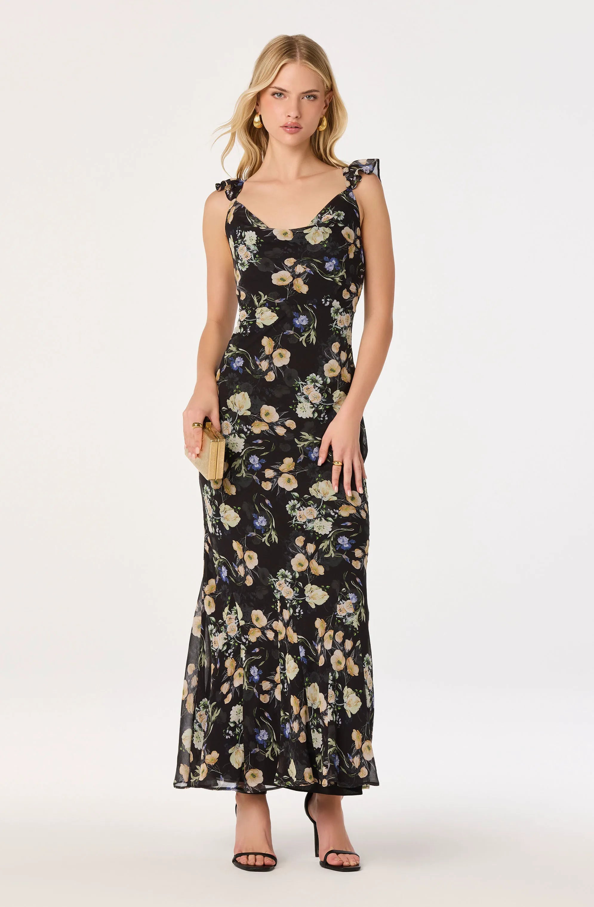 Black floral