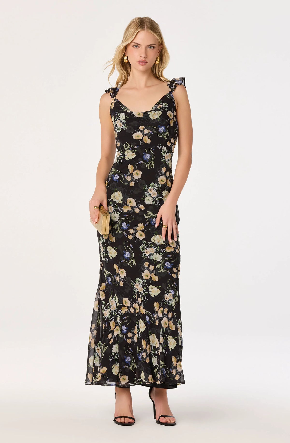 Black floral
