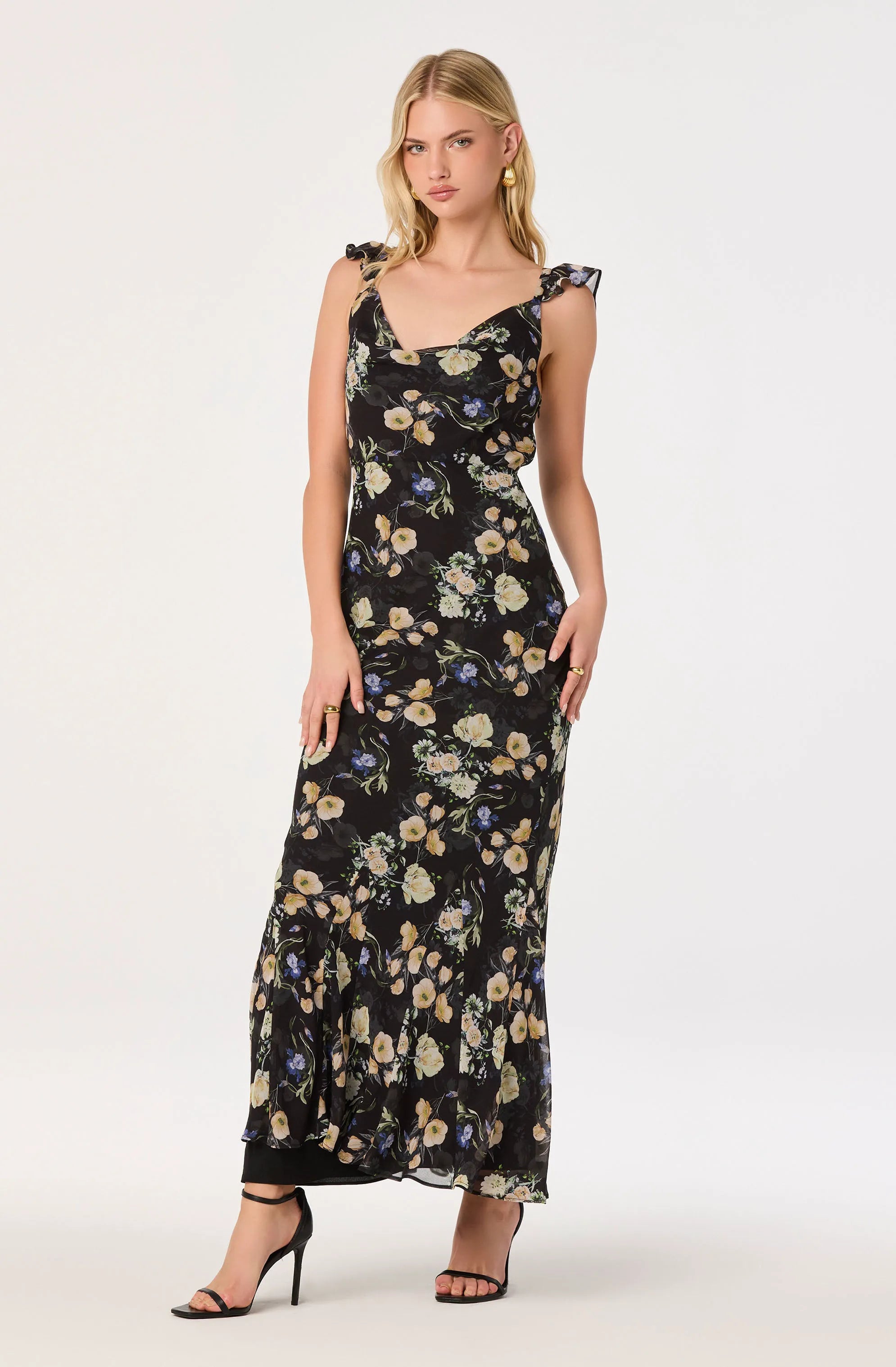 Black floral