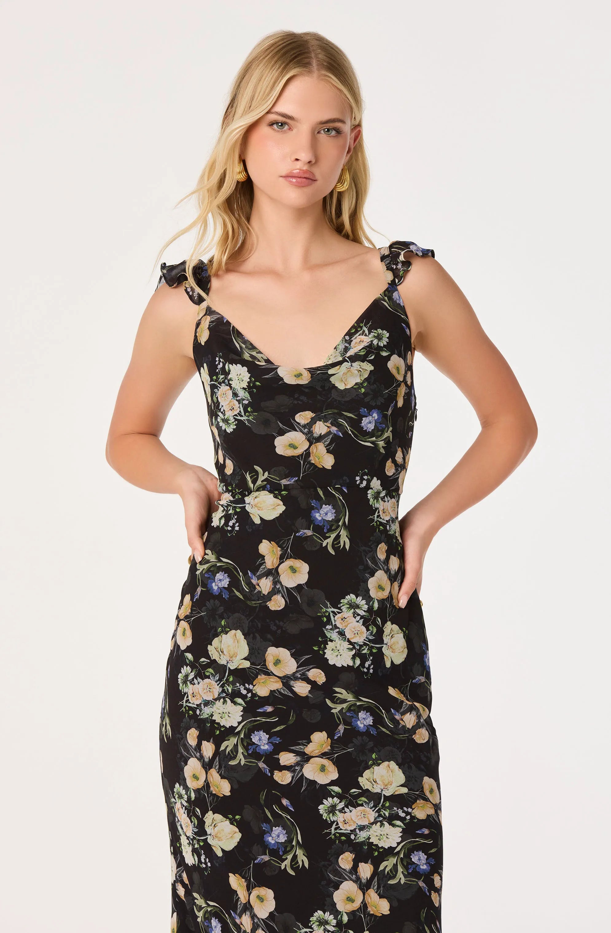 Black floral