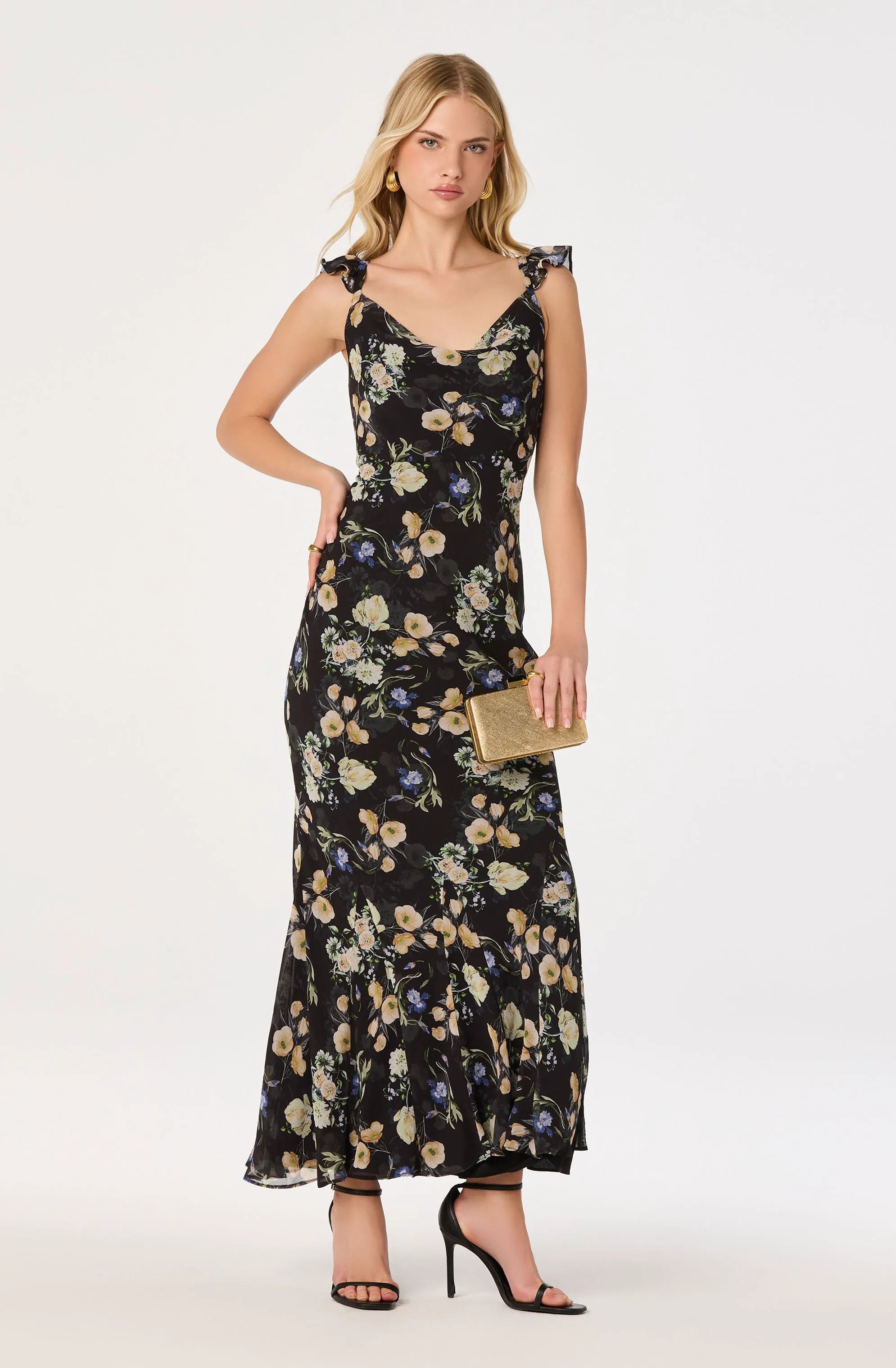 Black floral