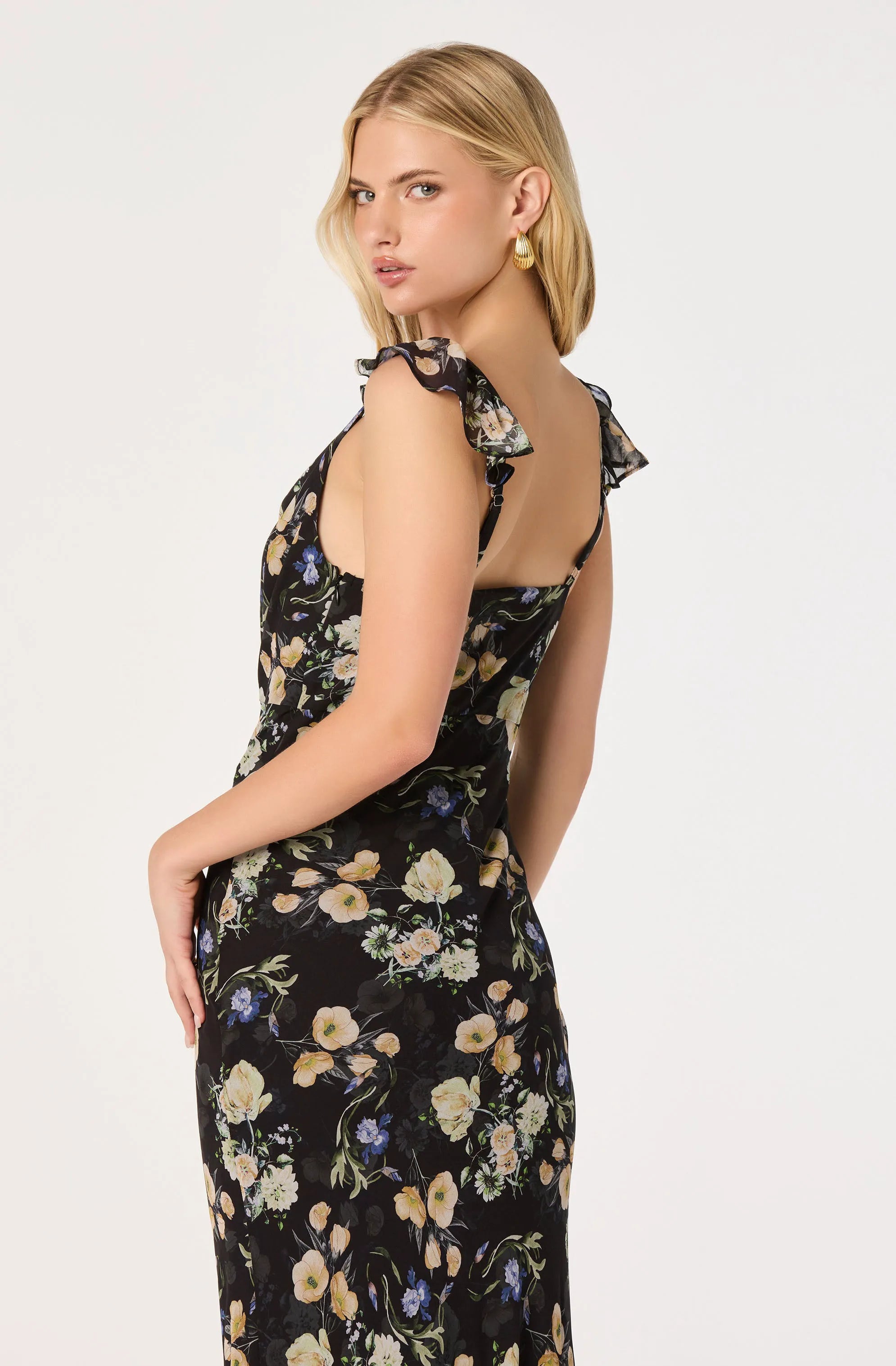 Black floral