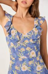 Blue floral