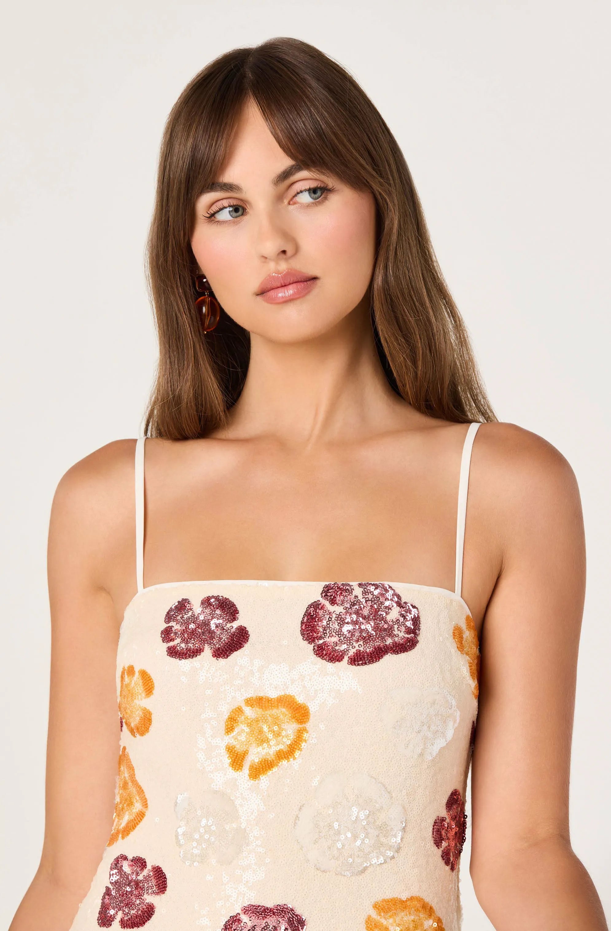 Ivory multi floral
