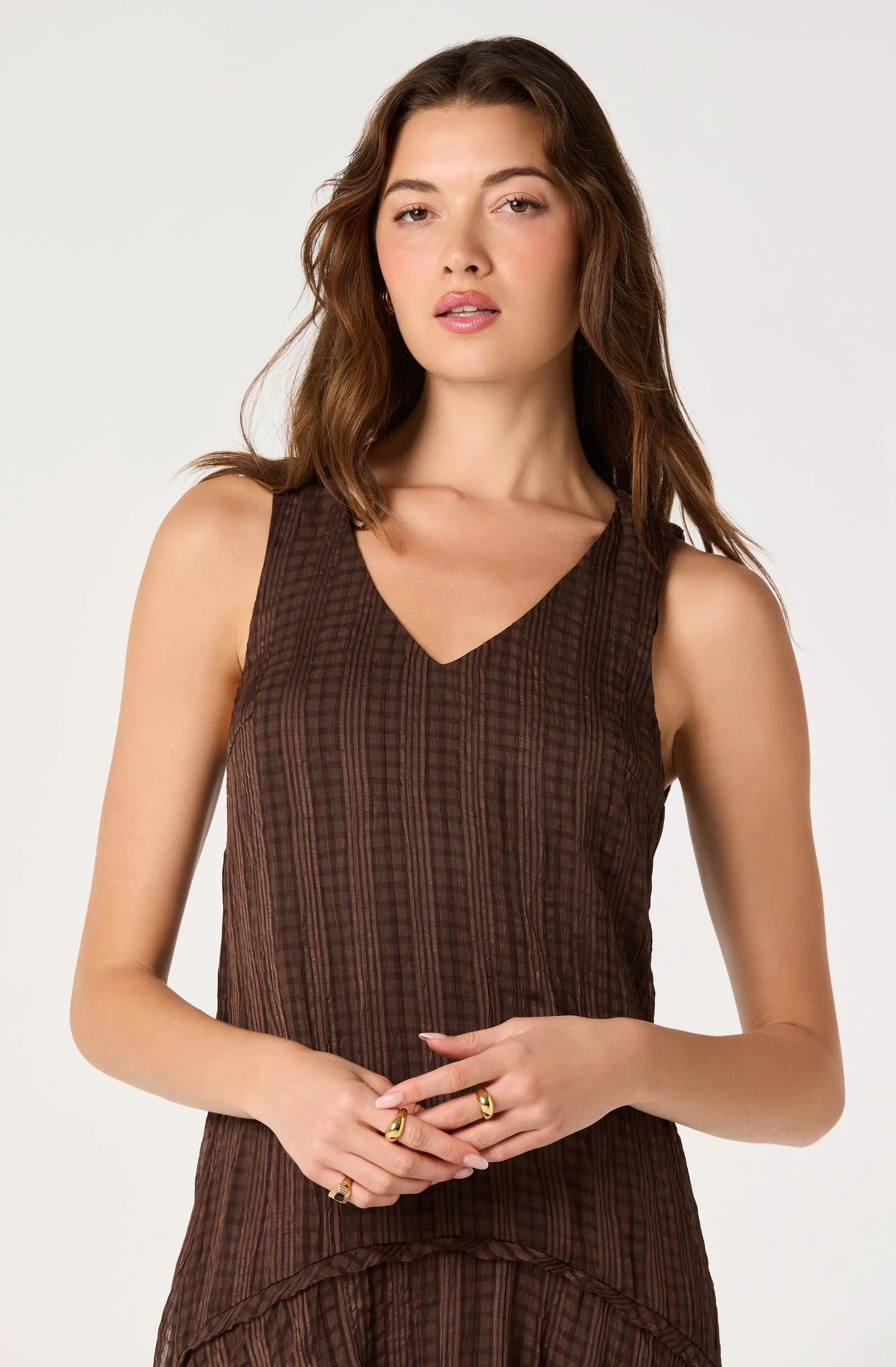 Brown plaid