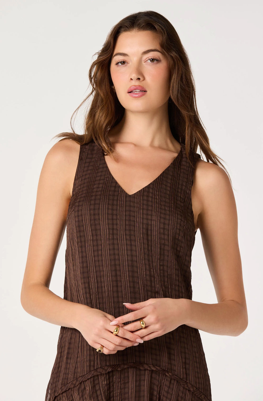 Brown plaid