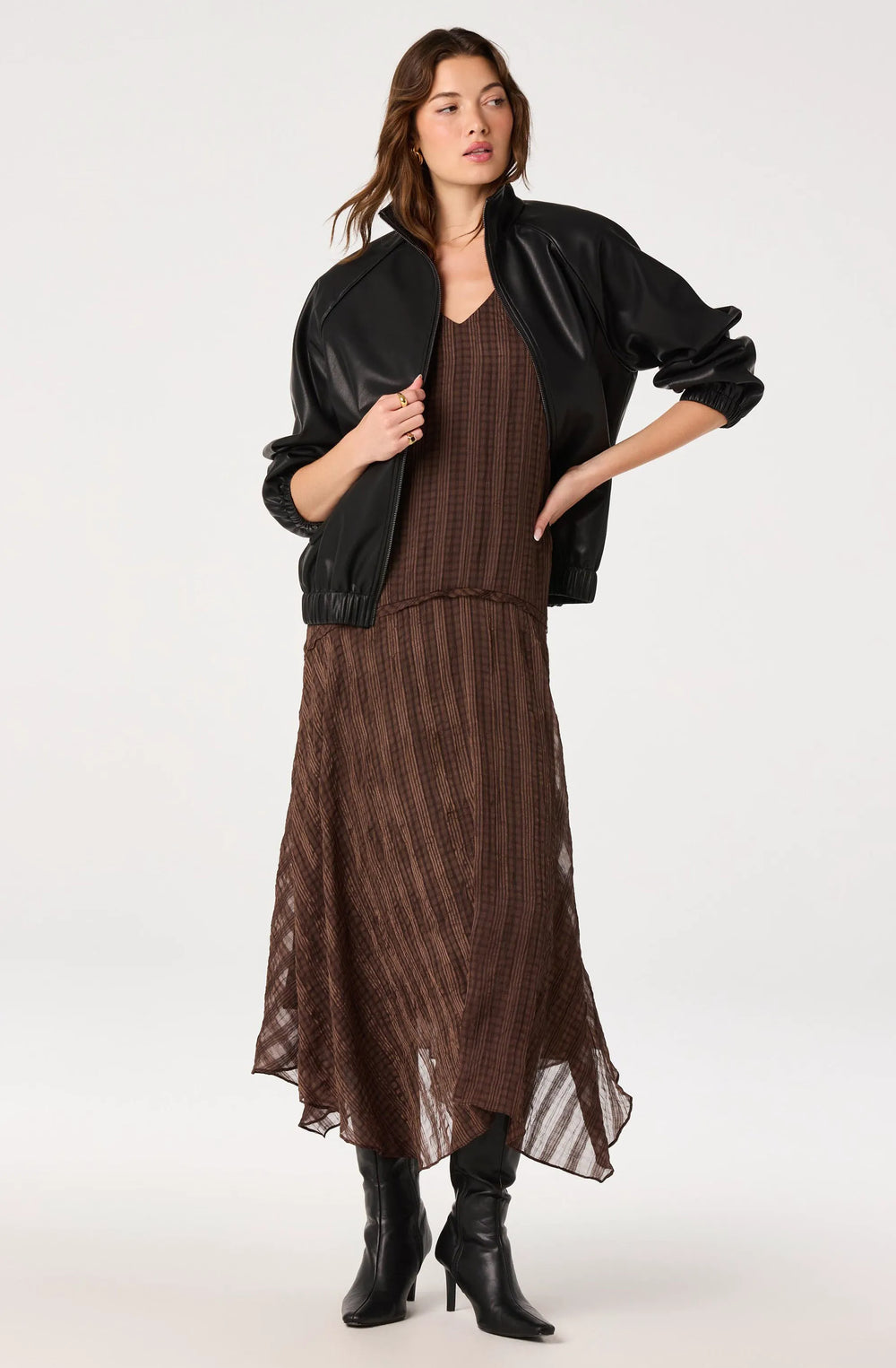 Brown plaid