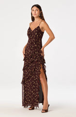 Brown floral
