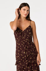Brown floral