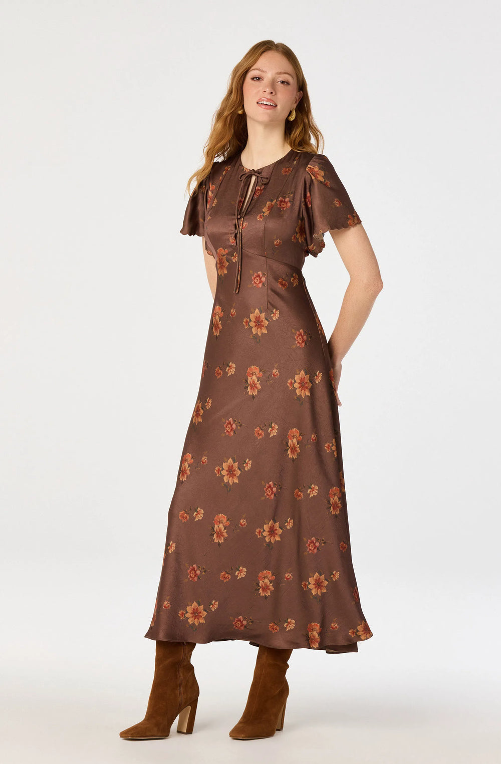 Light brown floral