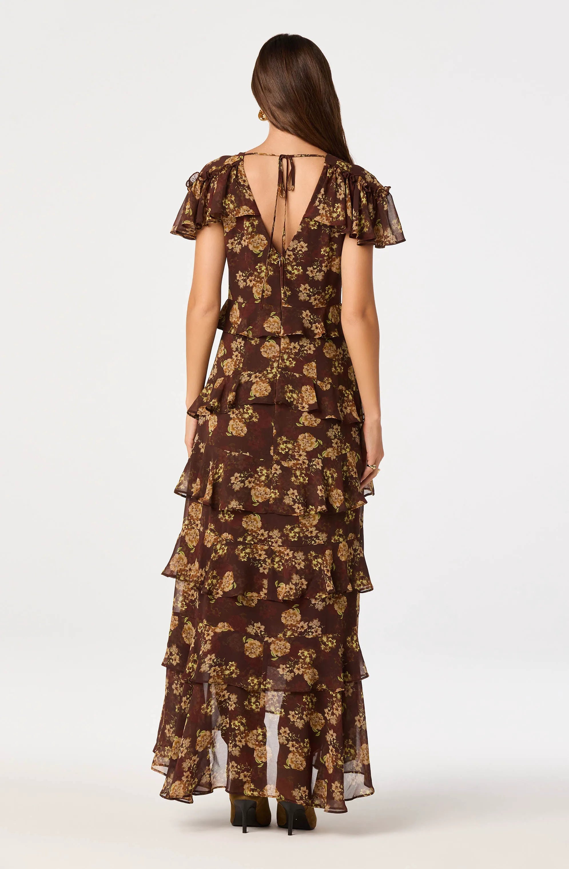 Brown floral