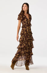 Brown floral