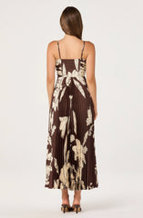 Brown floral