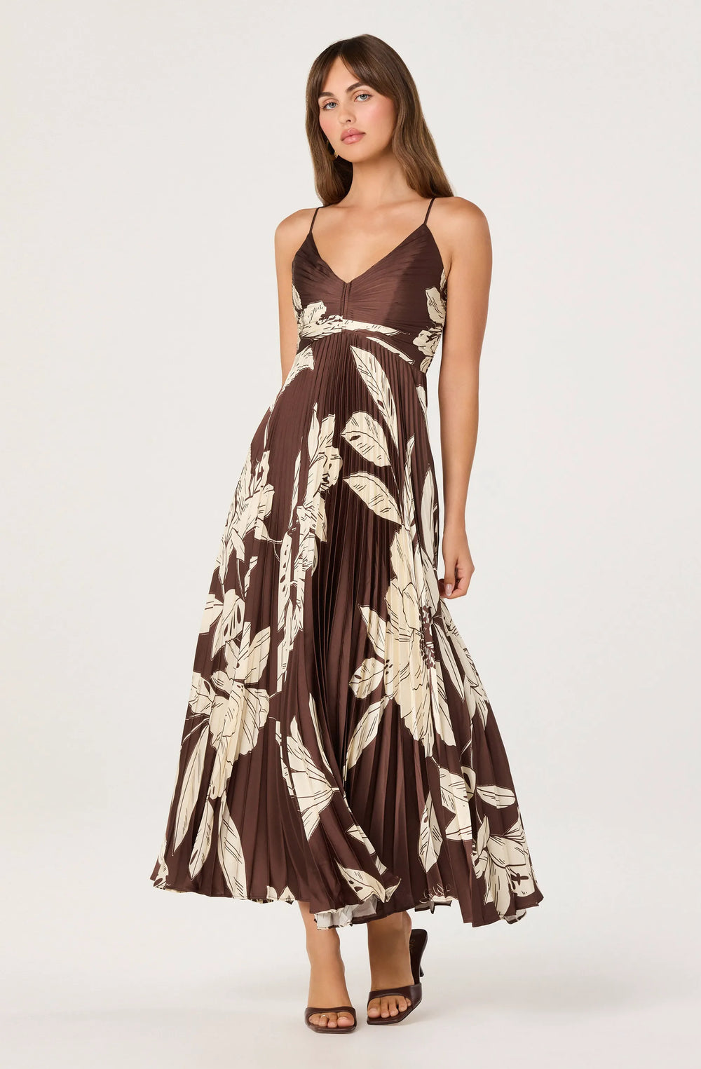 Brown floral