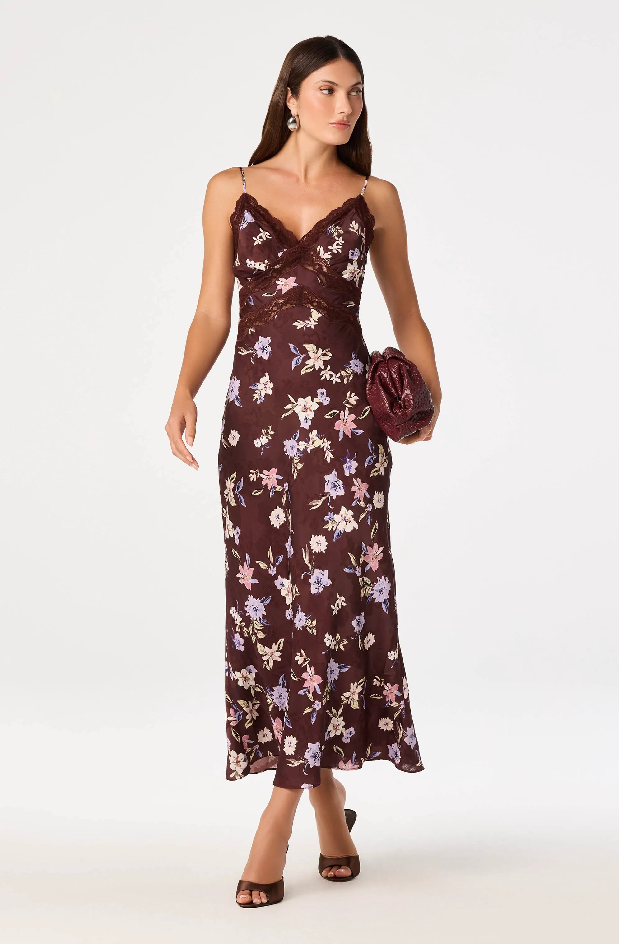 Brown floral