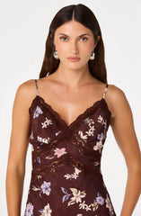 Brown floral