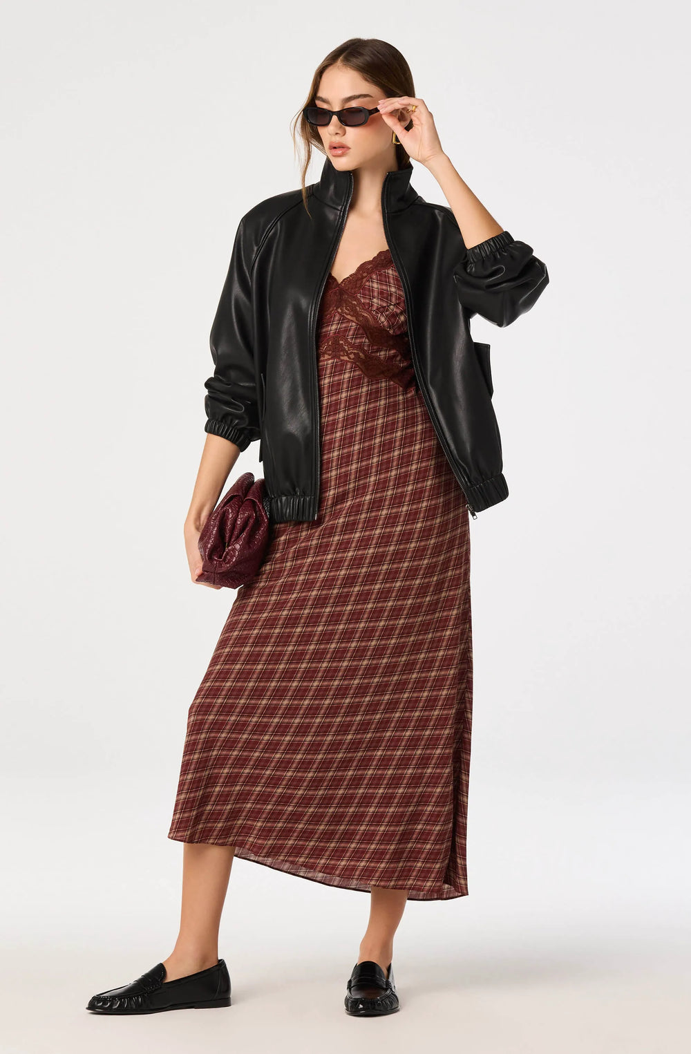 Wine plaid