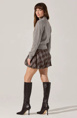 Brown plaid