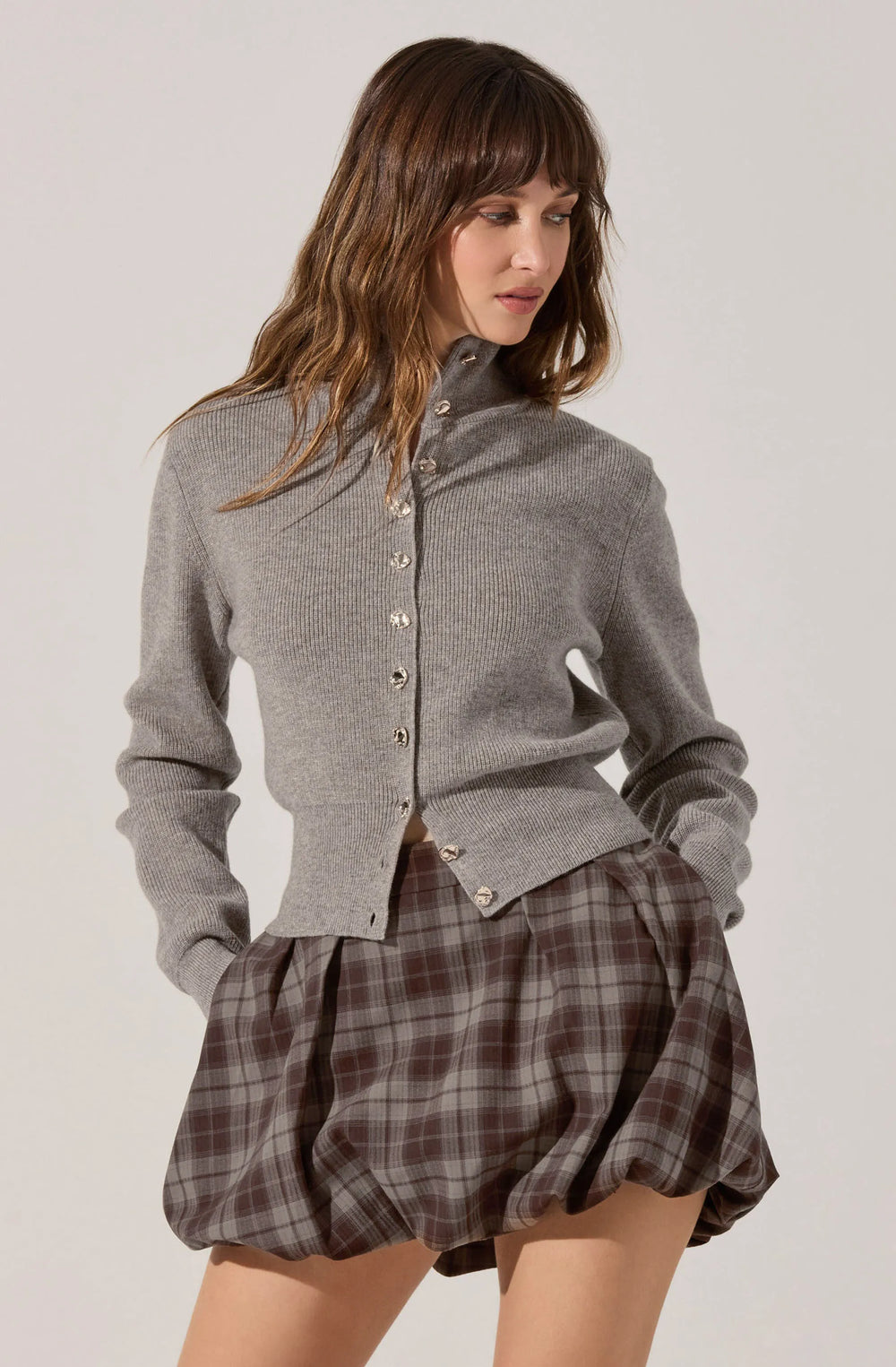 Brown plaid