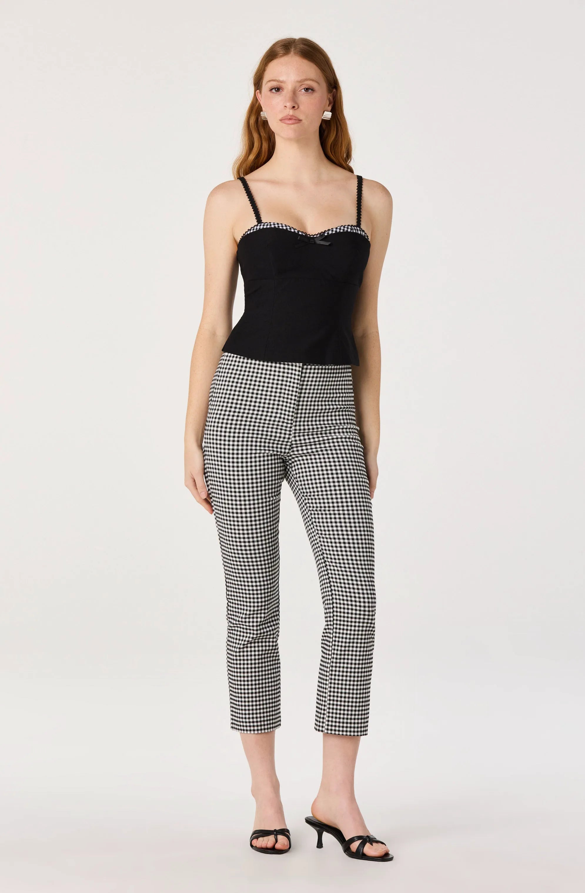 Black gingham