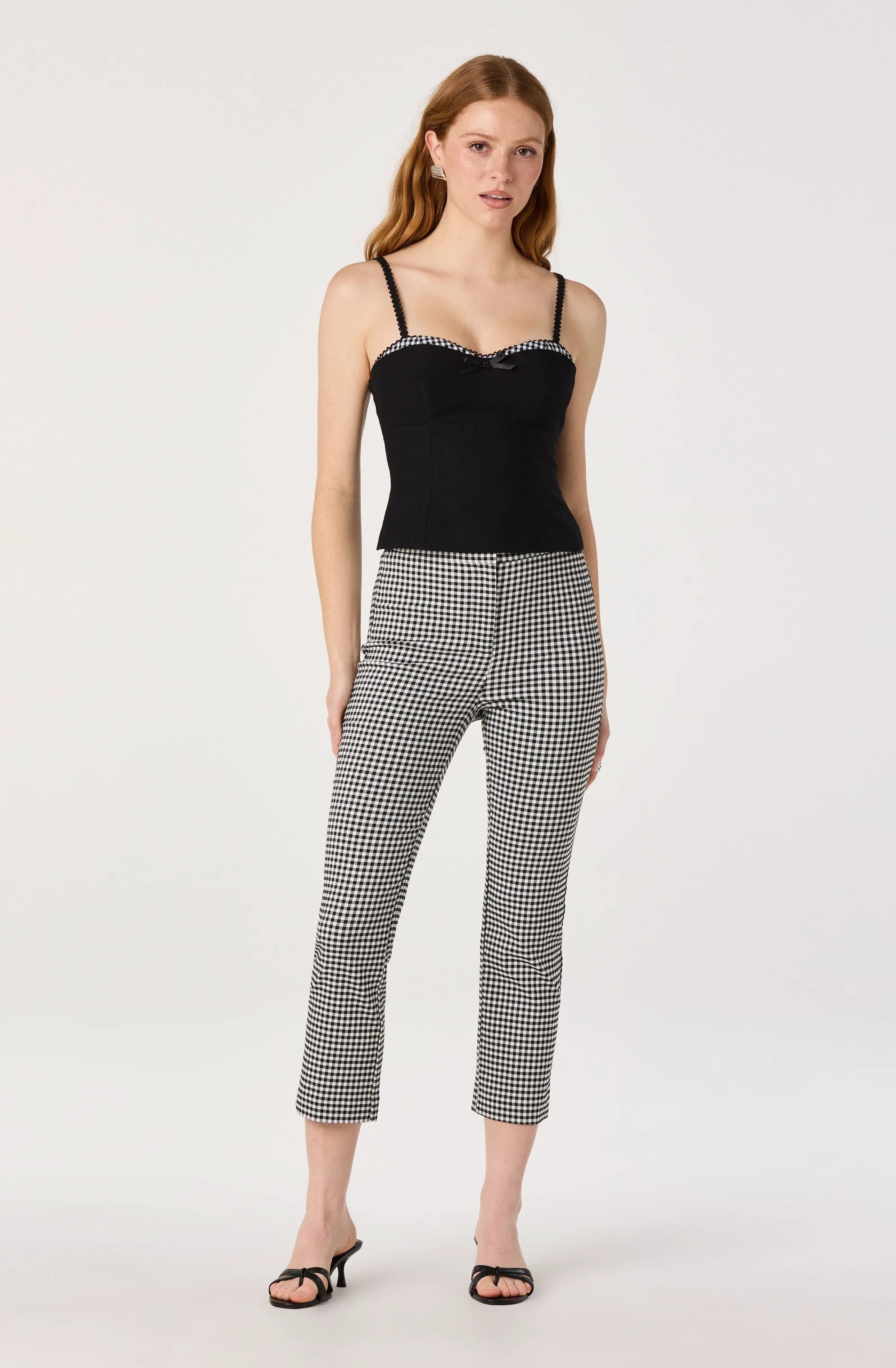 Black gingham