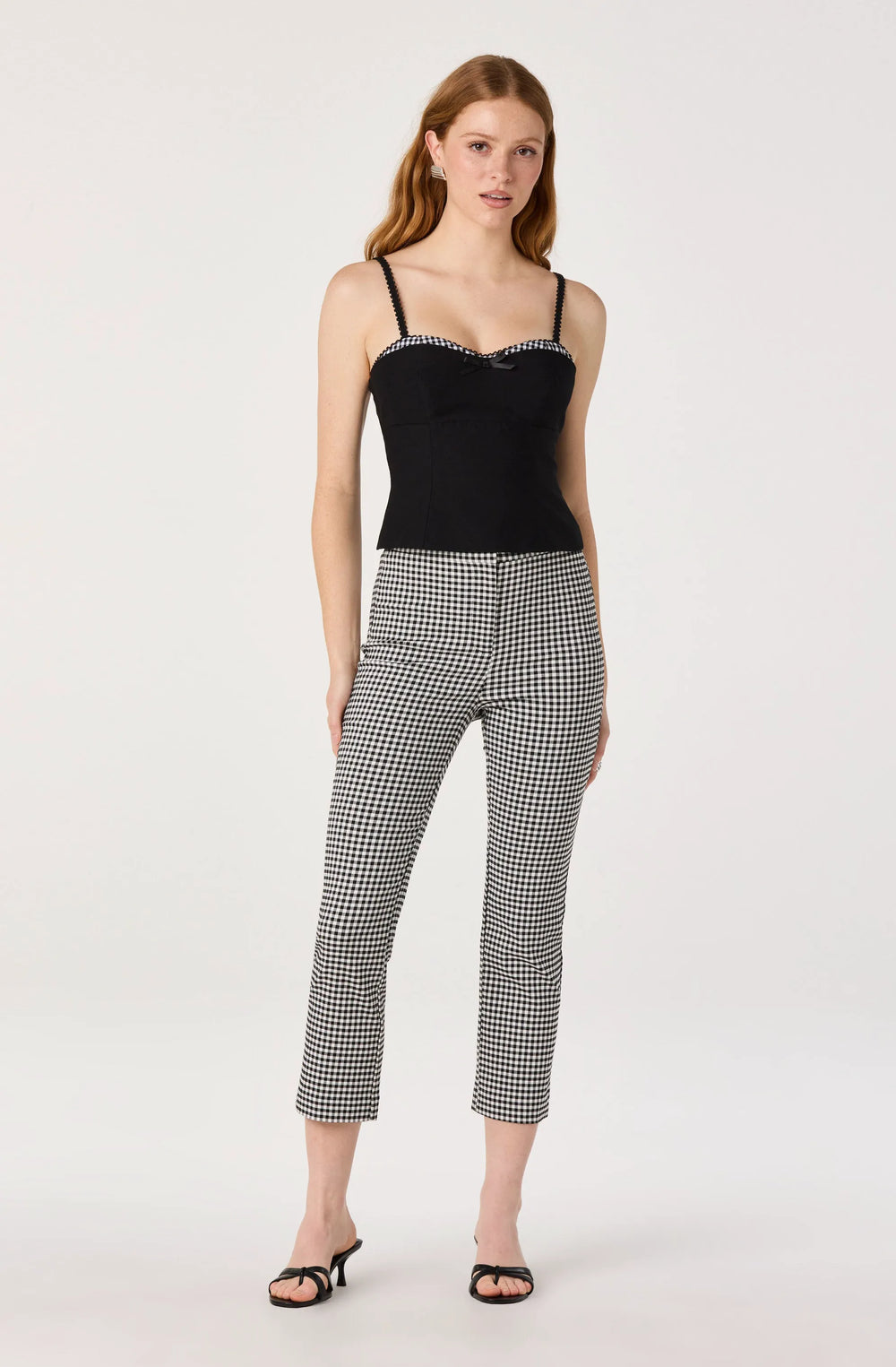 Black gingham