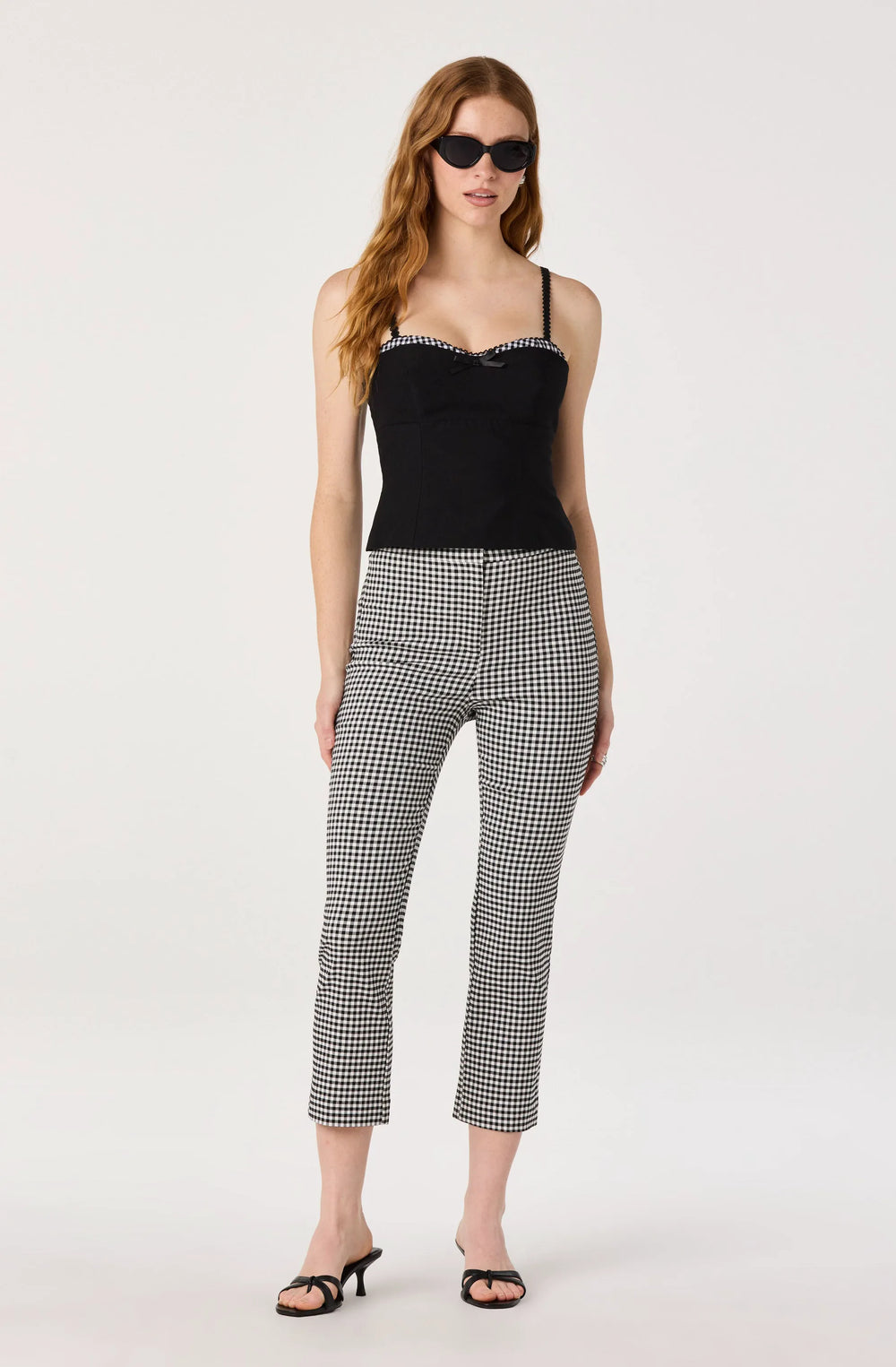 Black gingham
