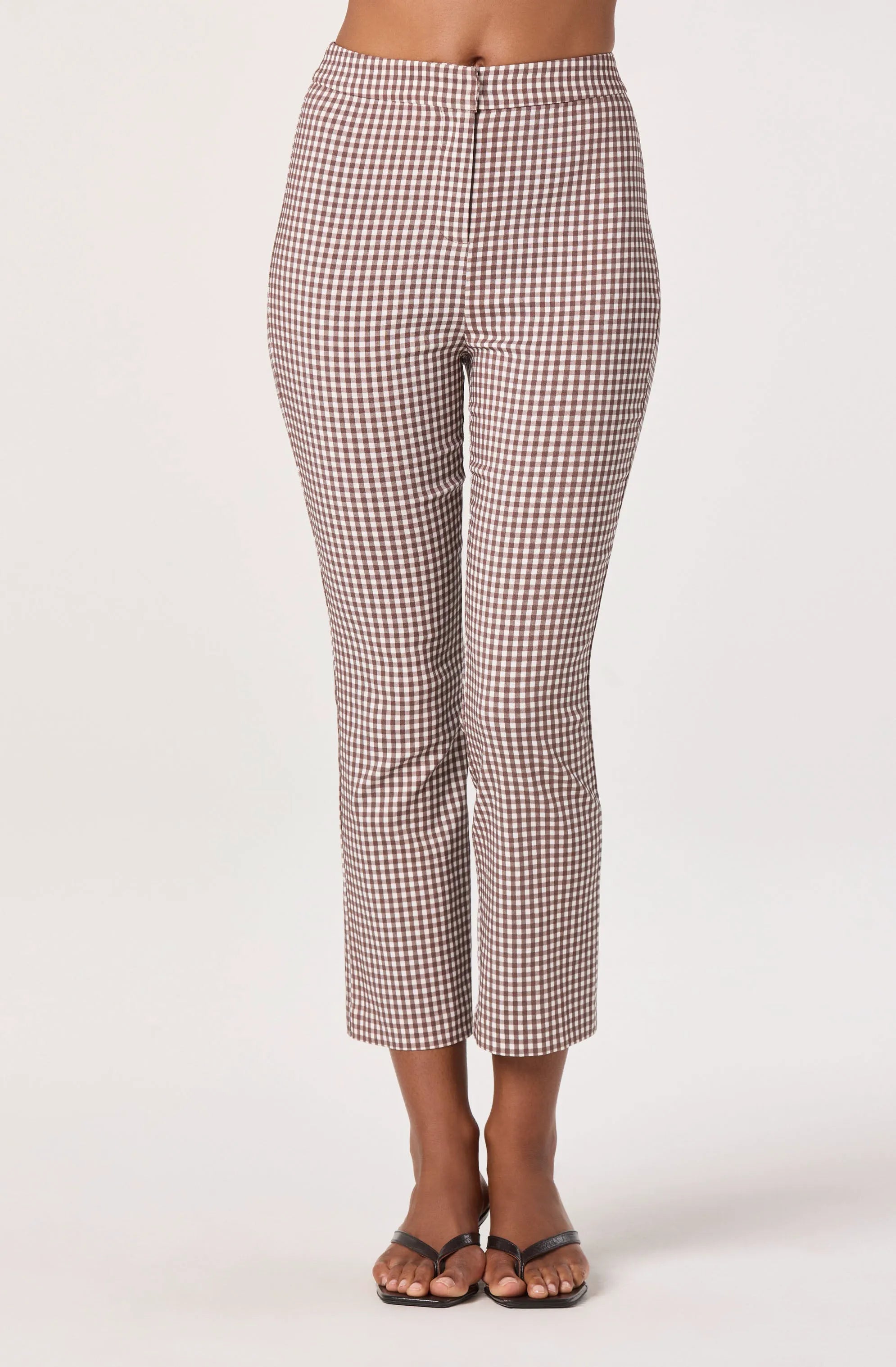 Brown gingham