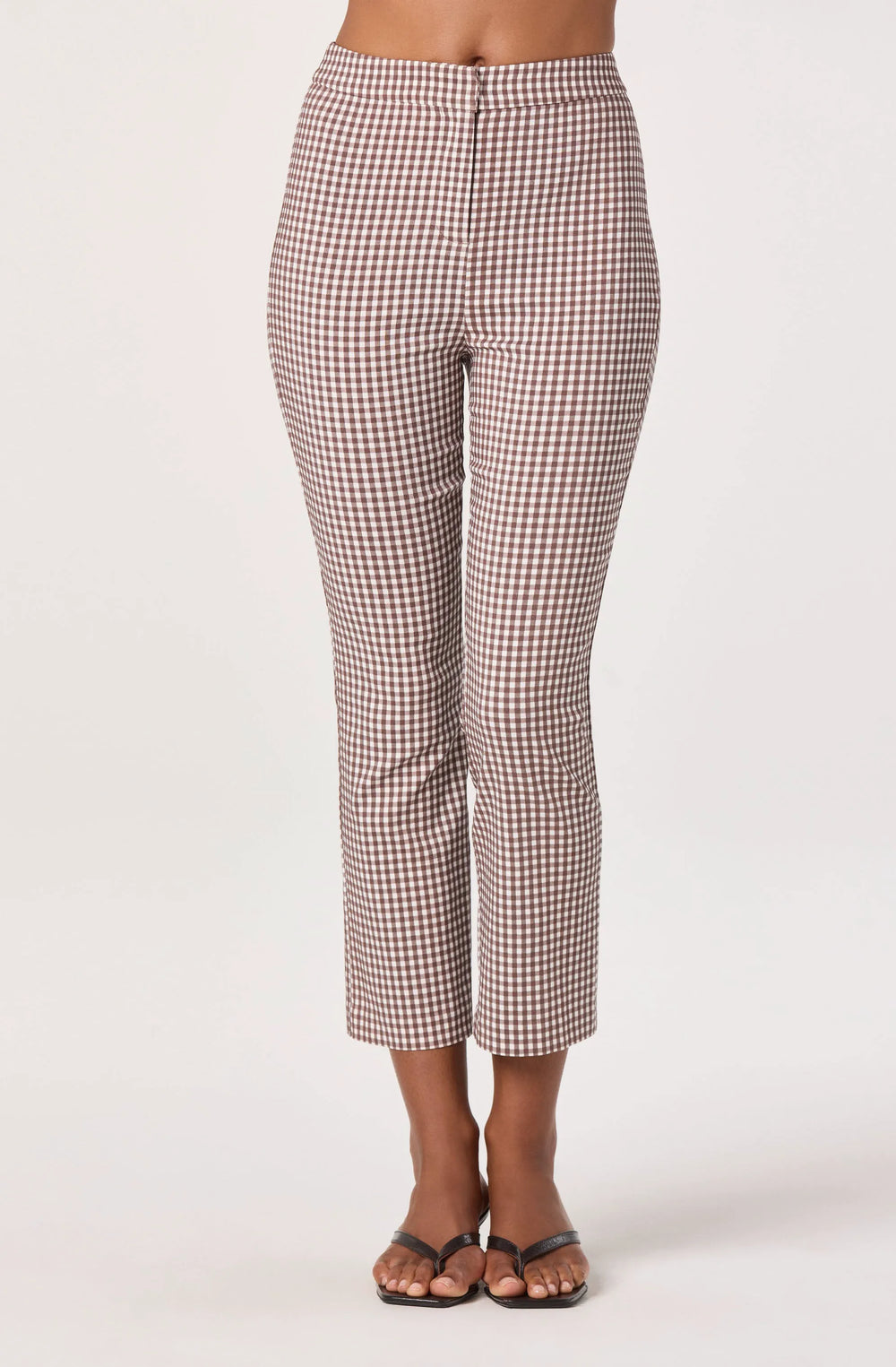 Brown gingham